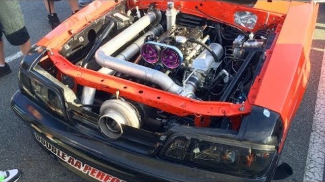 4G63 Mitsubishi Powered Mustang - WTF?!