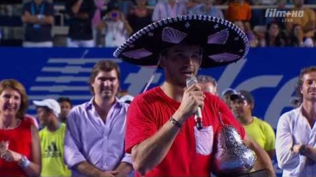 Григор Димитров - Победа в Акапулко 2014