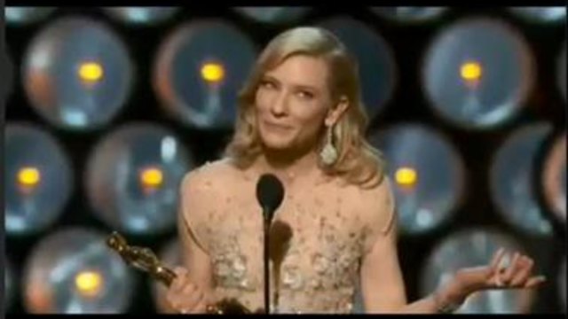 Cate Blanchett wins oscars 2014