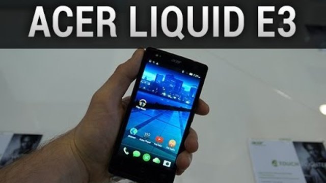 [бг] Acer Liquid E3 - смартфон с предна светкавица за Selfie нощни снимки [full Hd]