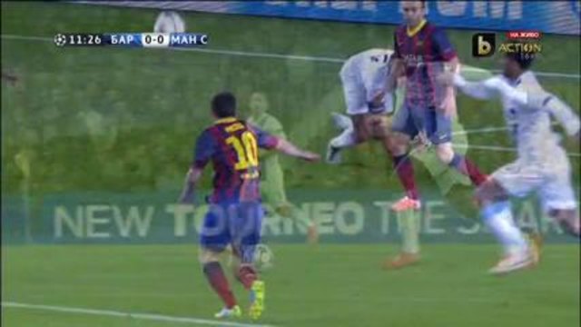 Barcelona Manchester City 2:1 12/03/2014 Half time Bg Audio / Барселона Манчестър Сити 2:1 12.03.2014 Първо Полувреме (Бг Аудио)