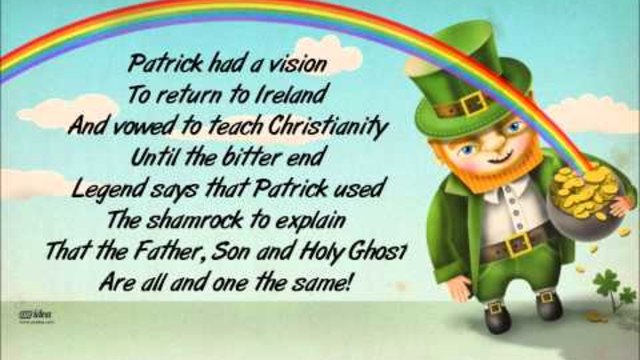Ден на Свети Патрик.Песен за Свети Патрик - Saint Patrick's Day song