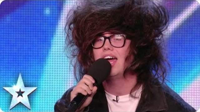 Nick Celino gives a hair-raising performance of Wrecking Ball | Britain's Got More Talent 2014