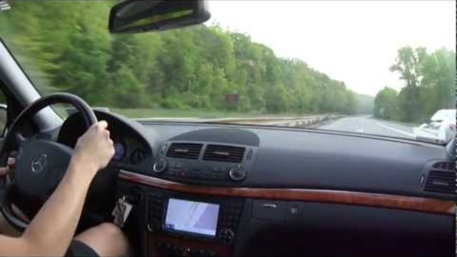 Mercedes E350 High Speed Drive