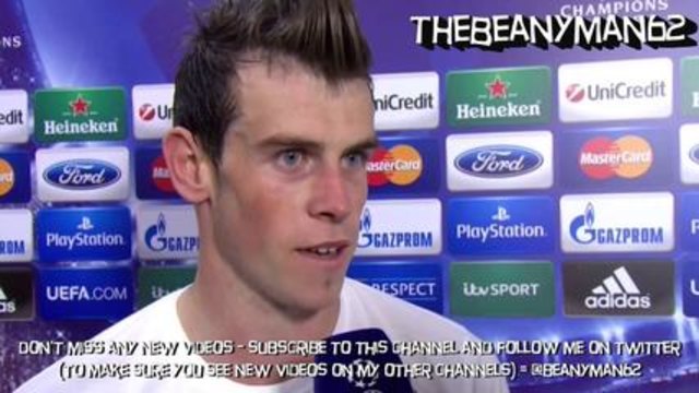 Bayern Munich 0-4 Real Madrid (Agg 0-5) - Gareth Bale Post Match Interview