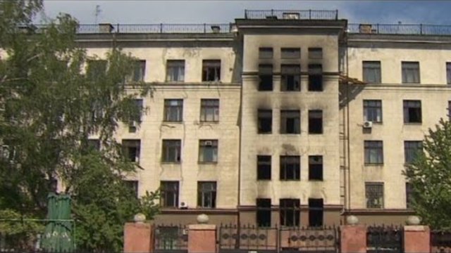 40 загинали в сграда вследствие на пожар в Одеса