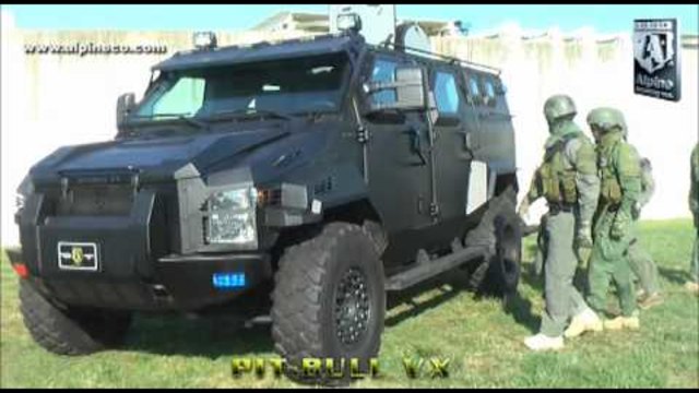 Alpine Armoring Pit Bull VX Armored  SWAT Truck