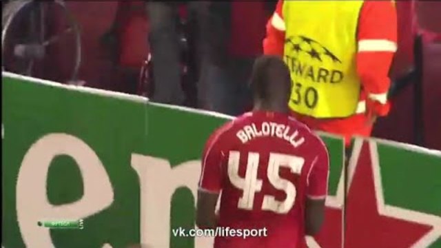 Liverpool vs Ludogorets 2:1 (16.09.2014) UEFA Champions League - Гола на Mario Balotelli