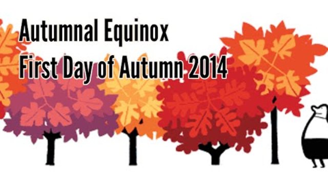 Есенно Равноденствие 2014 - Google Doodle(Autumn Equinox - First Day of Autumn 2014)