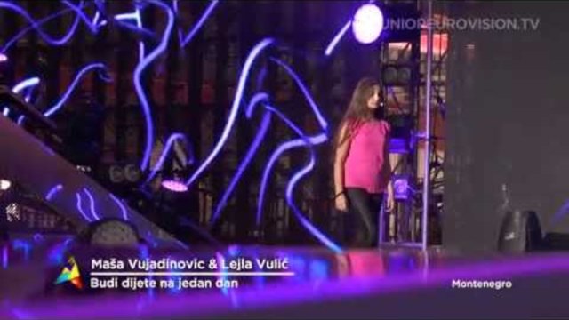 Детска Евровизия 2014 Maša Vujadinovic &amp; Lejla Vulić - Budi dijete na jedan dan (Montenegro)