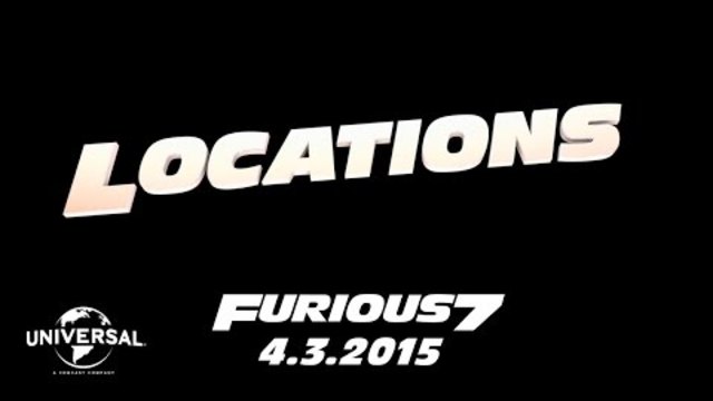 Furious 7 Cast Favorites - Locations (HD)