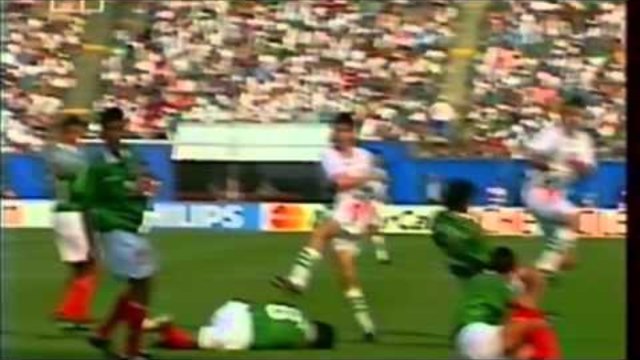 Футбол Мексико - България 1994 - Второ полувреме