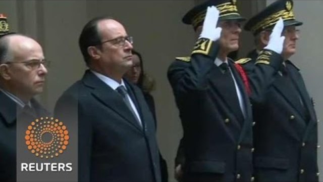 Франция скърби за жертвите - Парижани в Траур 8 януари 2015 /France's Hollande