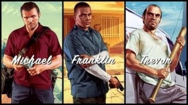 GTA 5 all characters trailer Michael + Franklin + Trevor Grand Theft Auto V HD