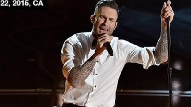 Oscar 2015: Adam Levine (Maroon 5) Performance 'Lost Stars' at the 87th Oscars Awards 2015