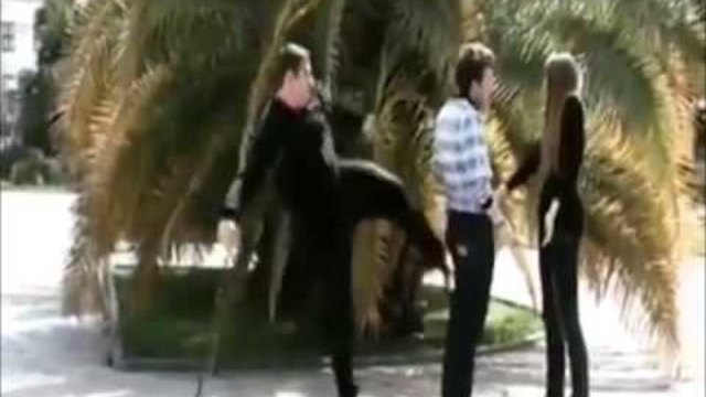 Crazy and funny guy on the streets