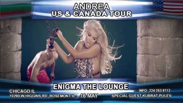 ANDREA - USA TOUR / Андреа - Турне САЩ 16.05.2015
