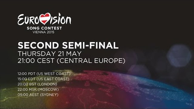 Евровизия 2015 полуфинал 2 Eurovision Song Contest: Semi-Final 2