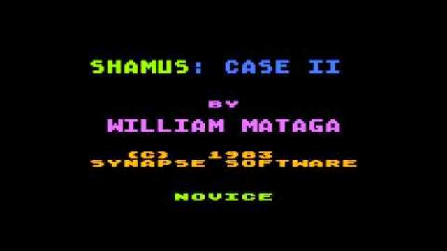 Shamus case II Intro Atari 800