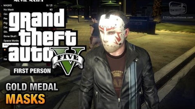 GTA 5 - Мисия#36 - Masks [First Person Gold Medal Guide - PS4]