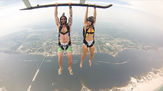 Navarre Beach Helicopter Jump