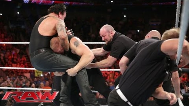 Brock Lesnar confronts The Undertaker: Raw, July 20, 2015