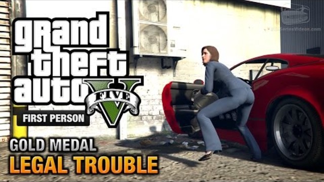 GTA 5 - Мисия #66 - Legal Trouble [First Person Gold Medal Guide - PS4]
