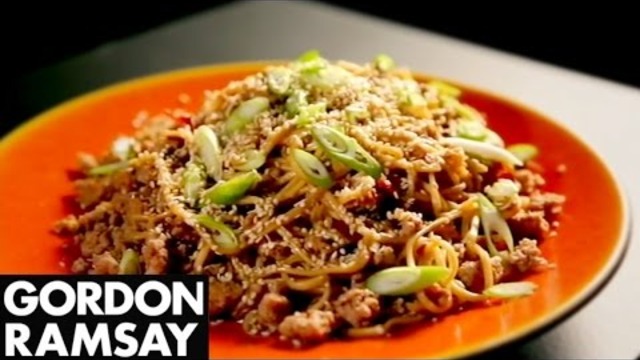 Stir-Fried Spicy Pork Noodles - Gordon Ramsay