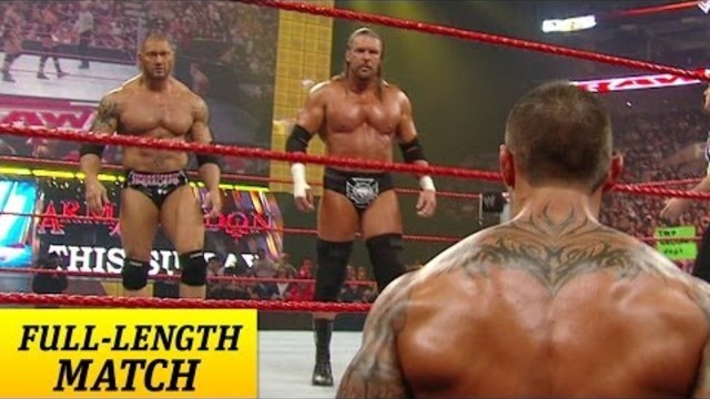 FULL-LENGTH MATCH - Raw - Triple H & Batista vs. Randy Orton, Cody Rhodes & Manu