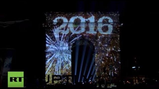 Франция Париж Новогодишна нощ 2016 France: High security in Paris as thousands celebrate New Year