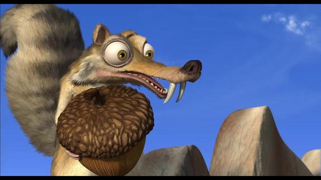 Лудата катерица Скрат - Отрупан с жълъди - Ледена Епоха (2002) Ice Age - Scrat : Gone Nutty [ HD ]