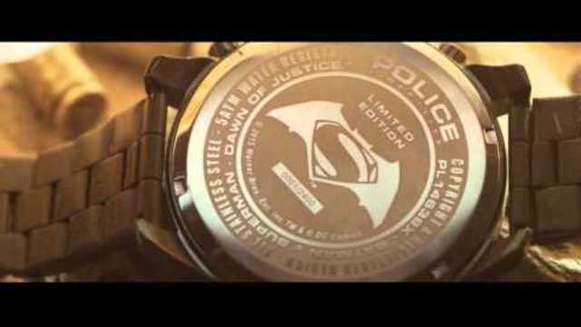 Спец. часовници от : Батман срещу Супермен # Police Batman V Superman Limited Edition Watches Video Spot