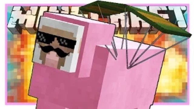PINK SHEEP GOES SKYDIVING Minecraft (43 Subscriber Special)