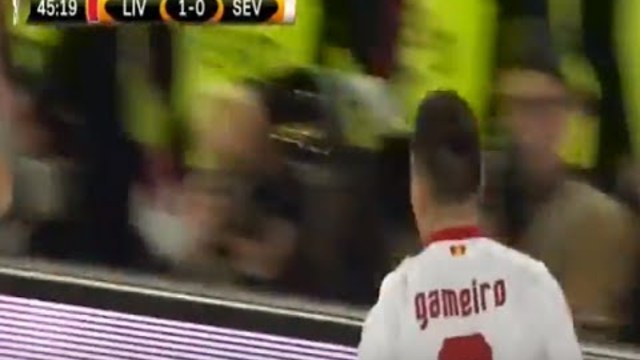 Amazing GAMIERO Goal ~ Liverpool vs Sevilla 1-1 ~ 18/5/2016 [Final Europa League]