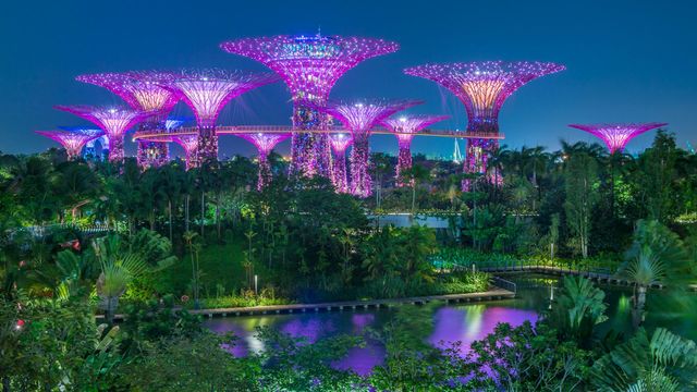 ◠‿◠Какъв прекрасен свят ... Сингапурски мечти! ... (Richard Clayderman music) ...◠‿◠
