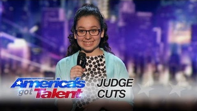Lori Mae Hernandez: 13-Year-Old Comedian Explains Life as a Tween - America's Got Talent 2016