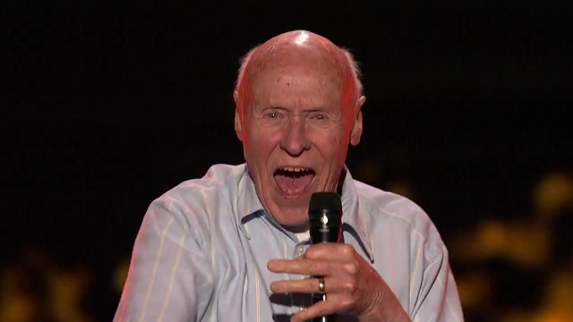 John Hetlinger- 82-Year-Old Singer Covers Rob Zombie's -Dragula- - America's Got Talent 2016