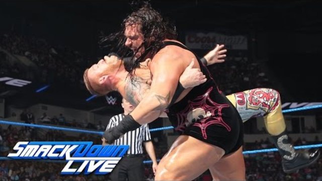 Rhyno vs. Heath Slater - If Heath Slater wins, he receives a contract: SmackDown Live, Aug. 9, 2016