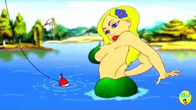 Смешни карикатури за рибаря и русалка | смешни карикатури за възрастни