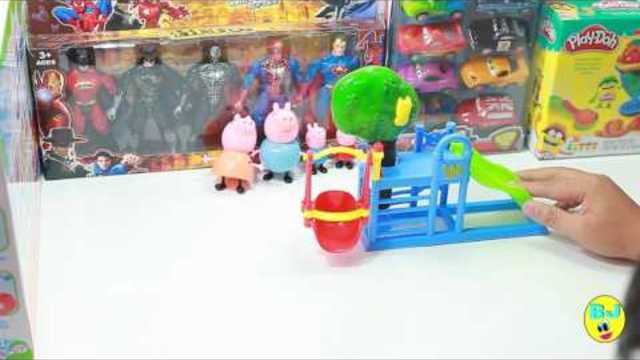 Peppa Pig споделя, играчки пигмент Eun Tae Park. Peppa Pig Андите имена на Tkhe парк
