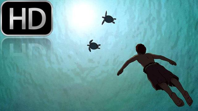 [3/5] Червената костенурка - анимация, оцеляване: Робинзон Крузо ~ Корабокрушенецът (2016) La tortue rouge / The Red Turtle [HD]