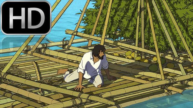 [2/5] Червената костенурка - анимация, оцеляване: Робинзон Крузо ~ Корабокрушенецът (2016) La tortue rouge / The Red Turtle [HD]