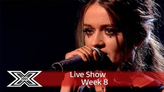 Emily Middlemas rocks out to Rag 'N' Bone Man's Human. | Live Shows Week 8 | The X Factor UK 2016