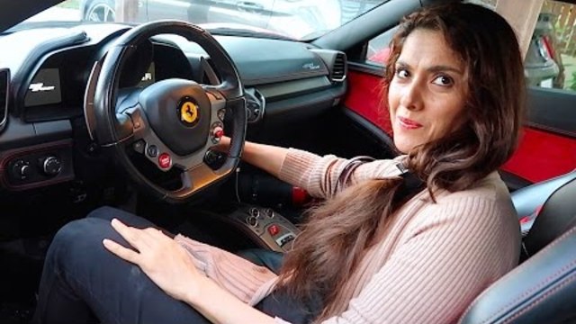 SHE ALMOST RUINED MY FERRARI  ...