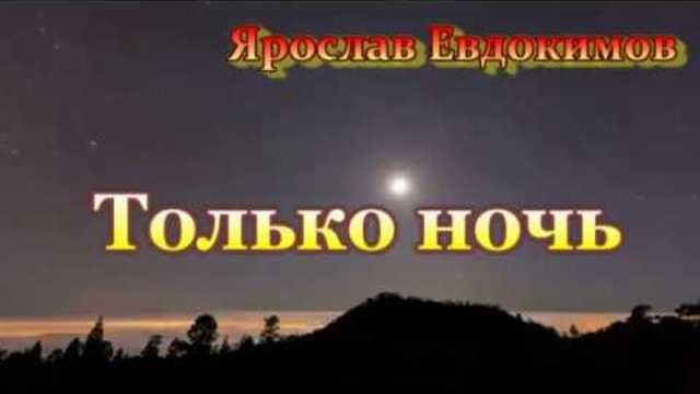 Ярослав Евдокимов  -  ТОЛЬКО НОЧЬ