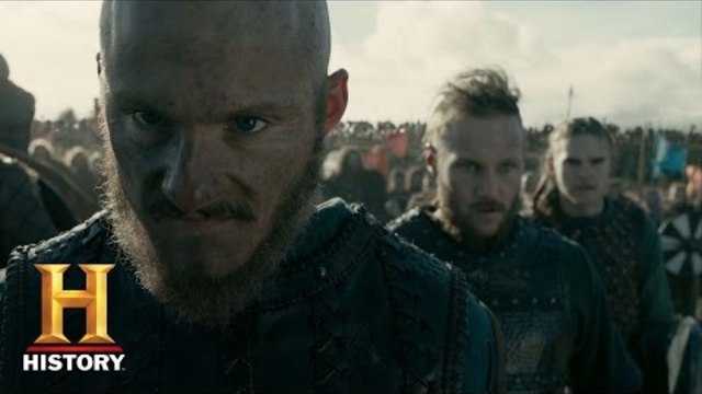 откъс сцена от епизод 18 сезон 4 на Викинги #Vikings: The Great Army Arrives On The Battlefield (Season 4, Episode 18) | History