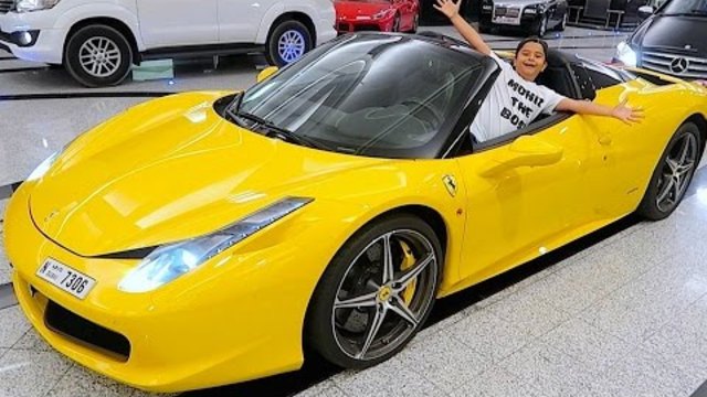 10 Year Old Kid Ferrari Owner !!!