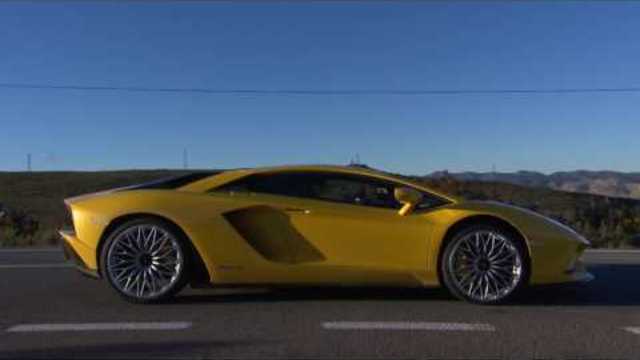 Lamborghini Aventador S launch in Spain