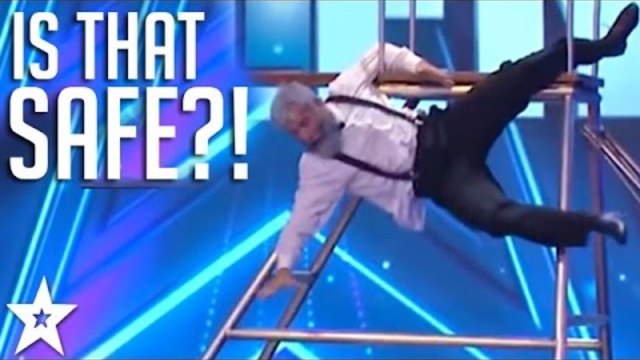 Is That Safe?! Comedy TRAMPOLINER Has Judges in Stitches! | Got Talent Global