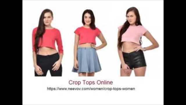 Black Crop Top for Women Online